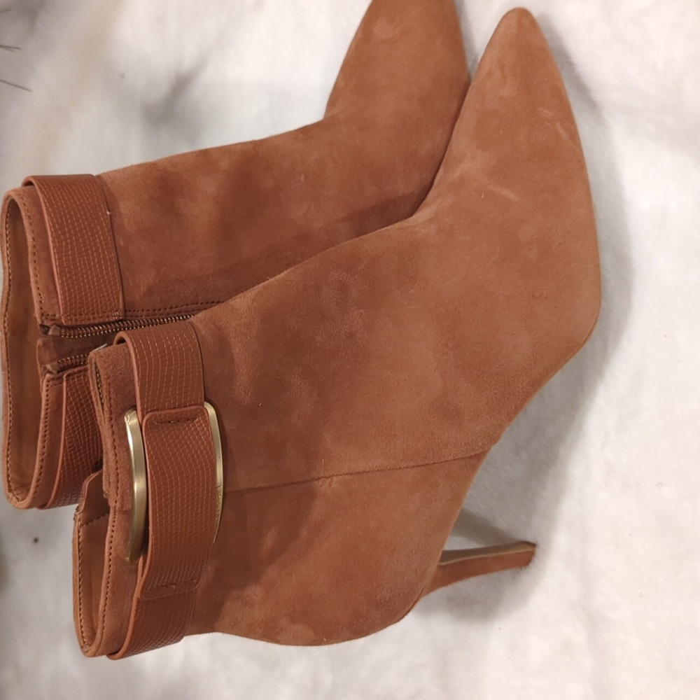 Calvin Klein tan boots